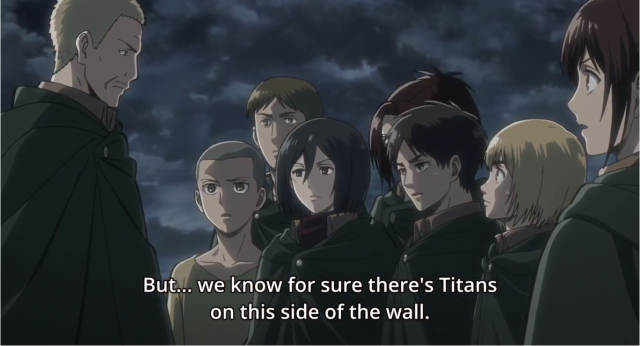 I remember, years ago when Attack on Titan started airing again with season  2 and the guys were talking about it on the Friendcast, they were talking  about how casually it dropped